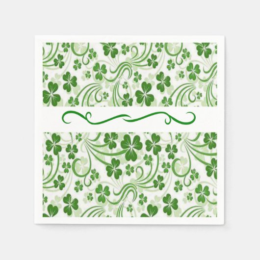 Serviette En Papier Serviettes de papier de jour St. Patrick (Devant)