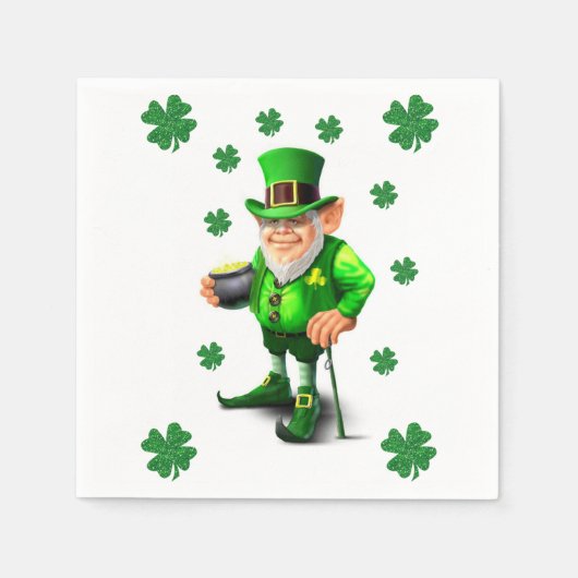 Serviette En Papier Serviettes de papier de jour St. Patrick (Devant)