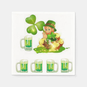 Serviette En Papier Serviettes de papier de jour St. Patrick