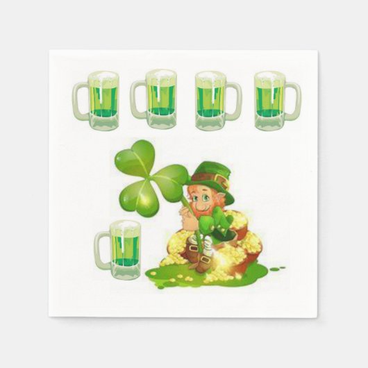 Serviette En Papier Serviettes de papier de jour St. Patrick (Devant)