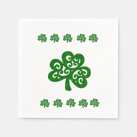 Serviette En Papier Serviettes de papier de jour St. Patrick (Devant)