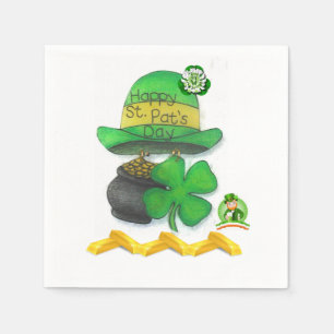 Serviette En Papier Serviettes de papier de jour St. Patrick