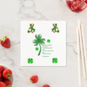 Serviette En Papier Serviettes de papier de jour St. Patrick (En situation)