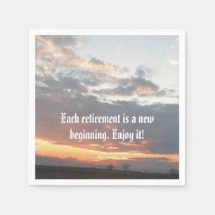 Serviette En Papier serviettes de papier de la partie retraite