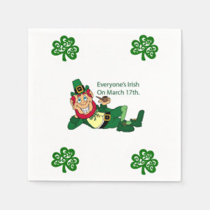 Serviette En Papier Serviettes de papier du jour de St Patrick
