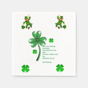 Serviette En Papier Serviettes de papier du jour de St Patrick