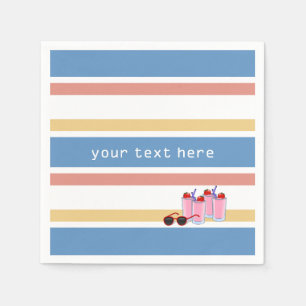 Serviette En Papier Serviettes de papier faites sur commande