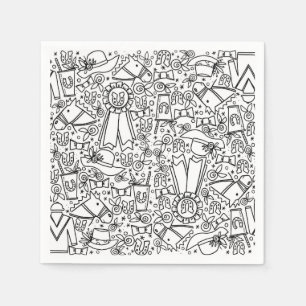 Serviette En Papier Serviettes de partie de Kentucky Derby