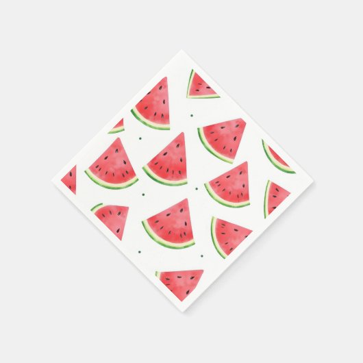 Serviette En Papier serviettes de pastèque (Coin)