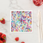 Serviette En Papier Serviettes de peinture rétro (En situation)