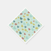 Serviette En Papier serviettes de petit coeur (Coin)