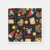 Serviette En Papier Serviettes de pirates (Devant)