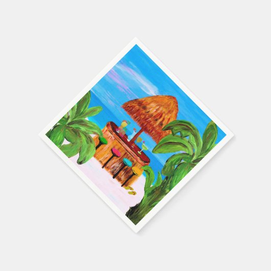 Serviette En Papier serviettes de plage Tiki (Coin)