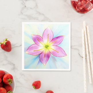 Serviette En Papier Serviettes de pluie Lily