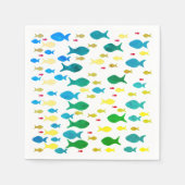 Serviette En Papier Serviettes de poissons (Devant)