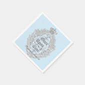 Serviette En Papier Serviettes de princesse bleu Once Upon Fairytale V (Coin)