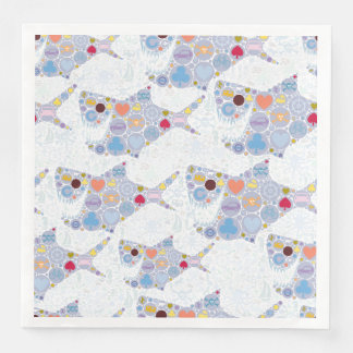 Serviette En Papier Serviettes de requin