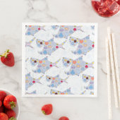 Serviette En Papier Serviettes de requin (En situation)