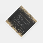 Serviette En Papier Serviettes de retraite de Parties scintillant en n (Coin)