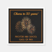 Serviette En Papier Serviettes de réunion de 50e classe (Devant)