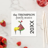 Serviette En Papier Serviettes de réunion familiale (En situation)