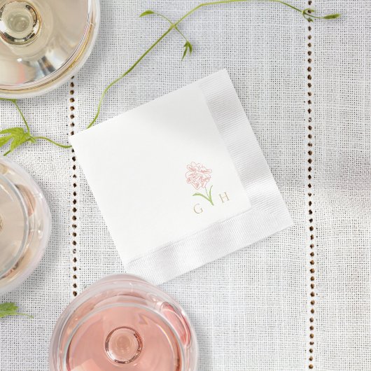 Serviette En Papier Serviettes de Rose fantaisie