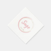 Serviette En Papier Serviettes de Sage 1 (Coin)