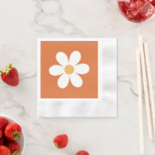 Serviette En Papier Serviettes de sauce orange brûlé (En situation)
