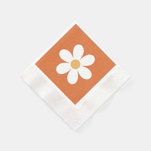 Serviette En Papier Serviettes de sauce orange brûlé (Coin)