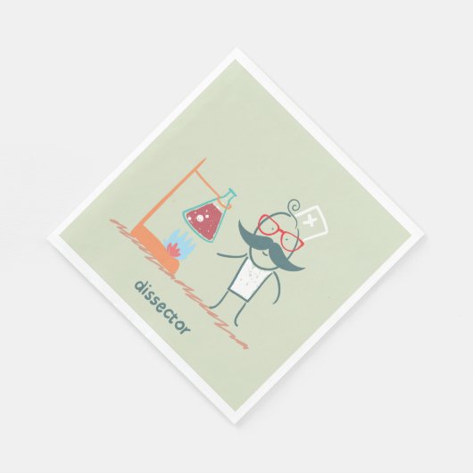 Serviette En Papier Serviettes de savants de secteur (Coin)