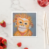 Serviette En Papier Serviettes de singe (En situation)