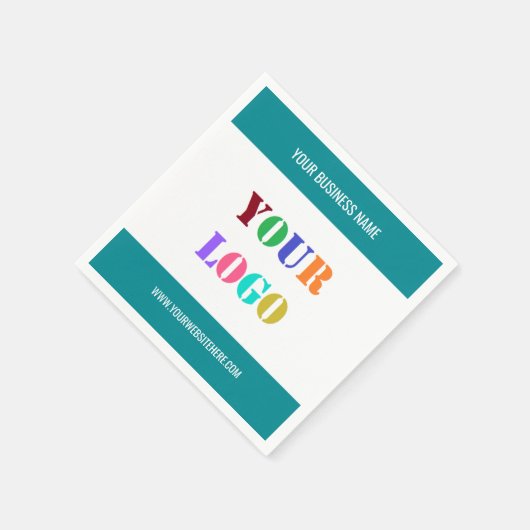 Serviette En Papier Serviettes de société personnalisées avec logo et (Coin)