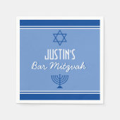 Serviette En Papier Serviettes de soirée Bar Mitzvah personnalisées (Devant)