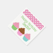 Serviette En Papier Serviettes de soirée personnalisées Polka Dot Cupc (Coin)