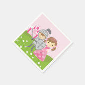 Serviette En Papier Serviettes de soirée Princess et Chevalier (Coin)