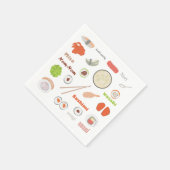 Serviette En Papier Serviettes de sushi (Coin)
