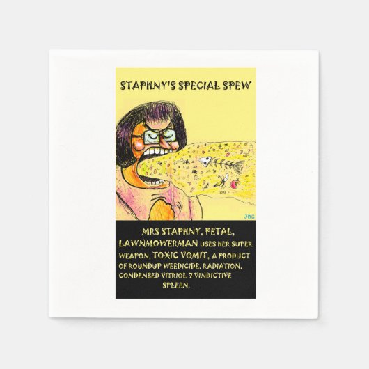 Serviette En Papier Serviettes de table éclaboussées par Staphny (Devant)