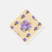 Serviette En Papier Serviettes de table florales Shabby Chic à points  (Coin)