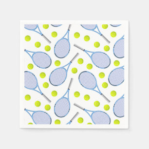 Serviette En Papier Serviettes de tennis, Fournitures pour fêtes sport