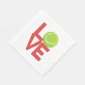 Serviette En Papier Serviettes de tennis Love (Coin)