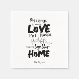 Serviette En Papier Serviettes de Thanksgiving