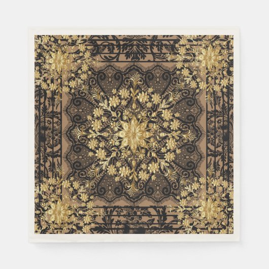 Serviette En Papier Serviettes de thé design (Devant)