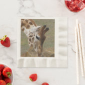 Serviette En Papier serviettes de toilette Giraffe Decore (En situation)