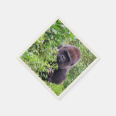 Serviette En Papier serviettes de toilette Peek-A-Boo Gorilla (Coin)