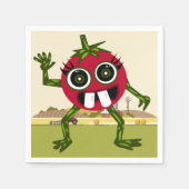 Serviette En Papier Serviettes de tomate mignonnes (Devant)