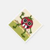 Serviette En Papier Serviettes de tomate mignonnes (Coin)