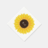 Serviette En Papier Serviettes de tournesol (Coin)