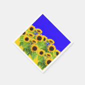 Serviette En Papier Serviettes de tournesol jaune (Coin)