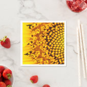 Serviette En Papier Serviettes de tournesol pour Mariages et fêtes (En situation)