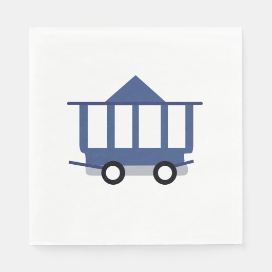 Serviette En Papier Serviettes de transport ferroviaire (Devant)